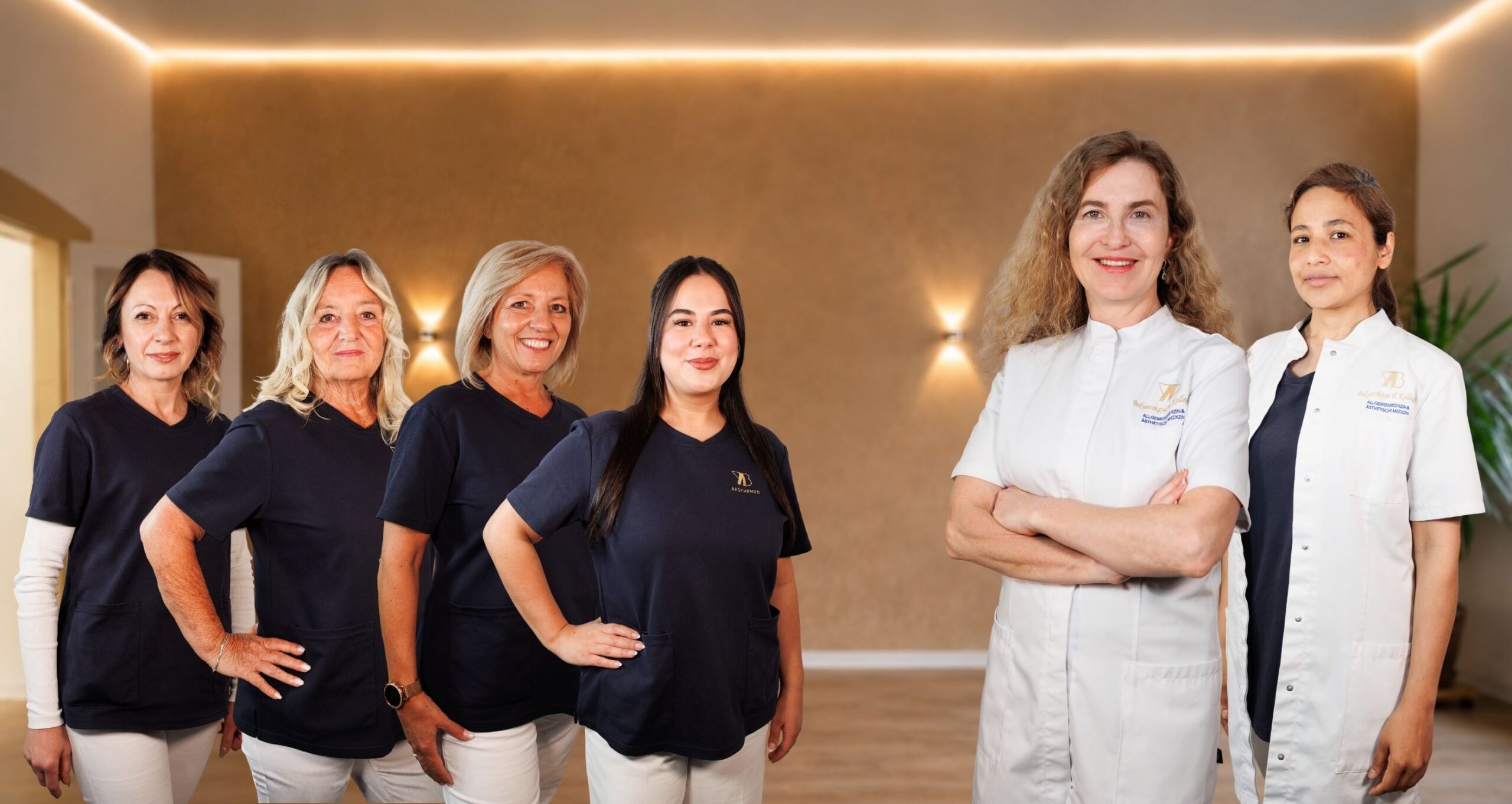 Das Team der Praxis Belyavskaya und Kollegen